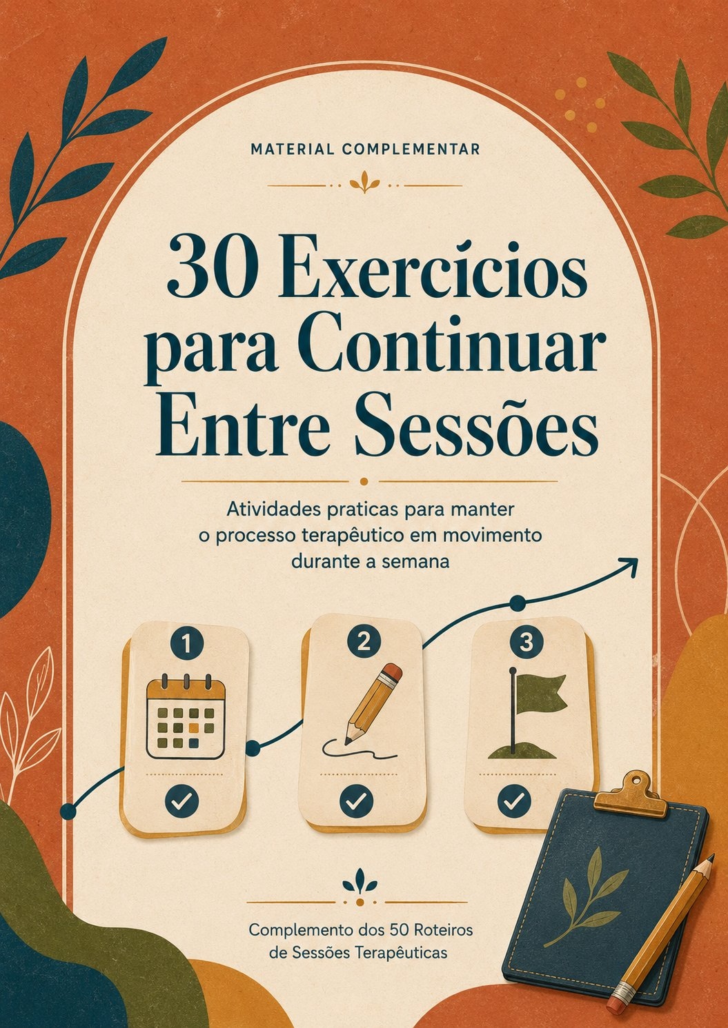 Capa do Bônus 3: 30 Exercícios para Continuar Entre Sessões